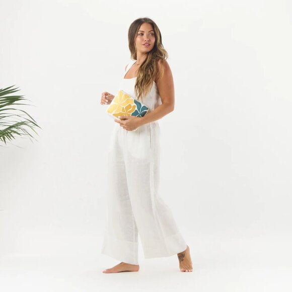 Aloha Collection Small Pouch, Wavy, hot mustard - Picture 7 of 8